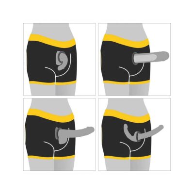 Boxeri Horny Strapon Shorts XL XXL instructiuni