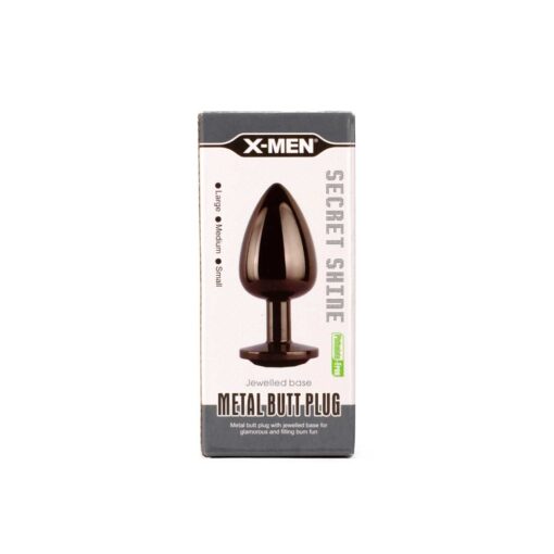 Butt plug metalic X-MEN Secret Shade M