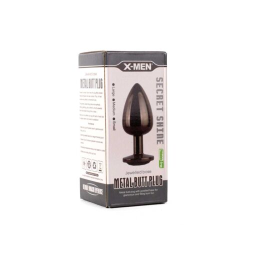 Butt plug metalic X-MEN Secret Shade M - imagine 5