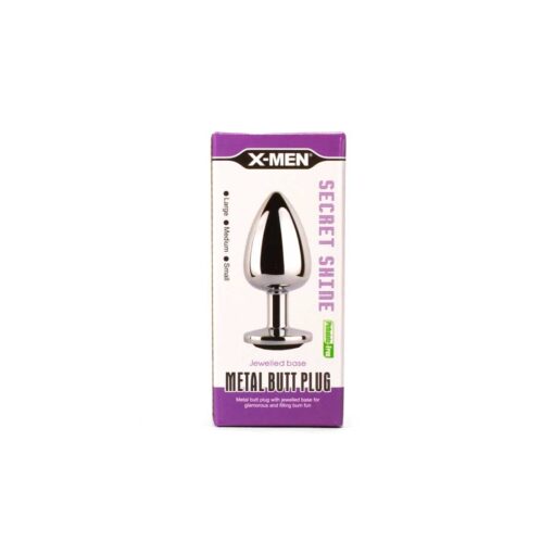 Butt plug metalic X-MEN Secret Shade S