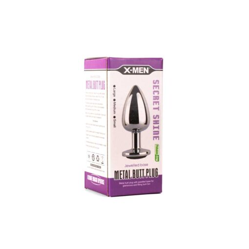 Butt plug metalic X-MEN Secret Shade S - imagine 5