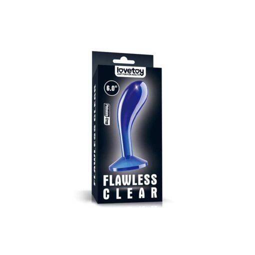 Buttplug Prostata Flawless Clear Albastru