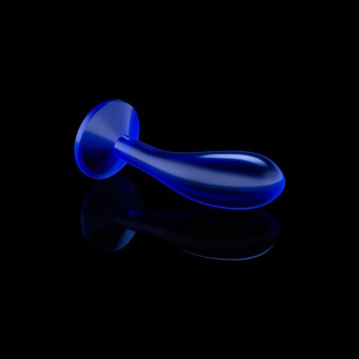 Buttplug Prostata Flawless Clear Albastru lateral