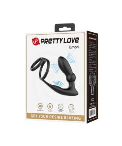 Buttplug cu Cockring Pretty Love Emoni
