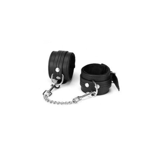 Catuse din piele Black Bond - imagine 2