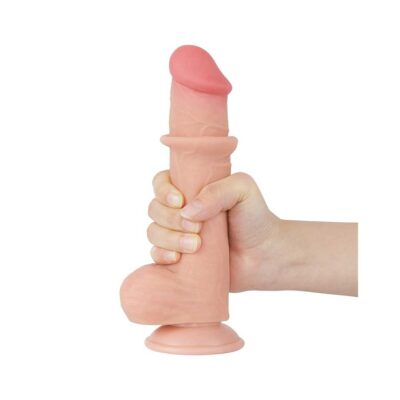 Dildo Densitate Dubla Sliding Skin 8inch mana