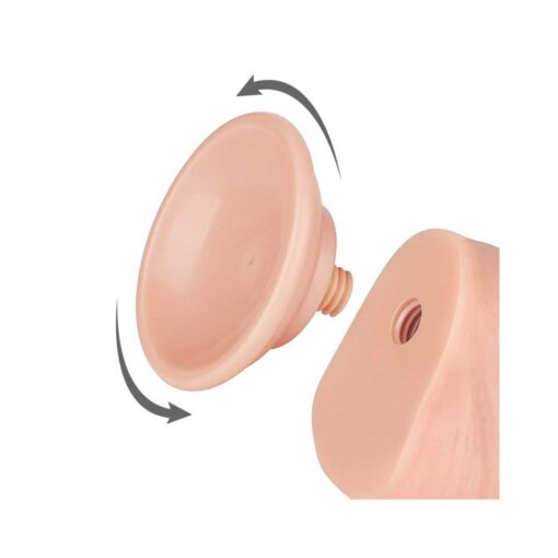 Dildo Densitate Dubla Sliding Skin 8inch ventuza