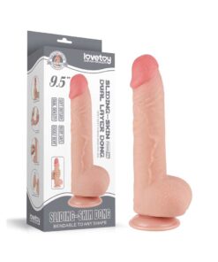 Dildo Densitate Dubla Sliding Skin 9.5inch