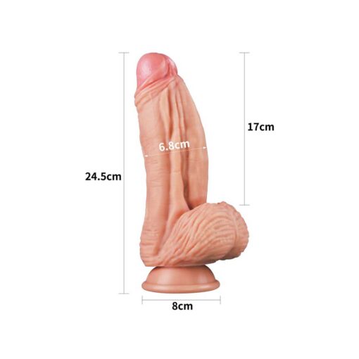 Dildo Lovetoy Nature Cock 10inch dimensiuni