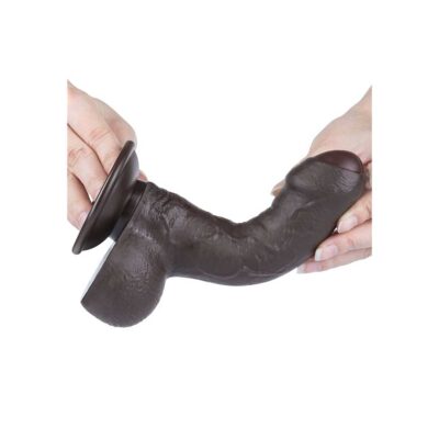 Dildo Sliding Skin 7inch Negru flex