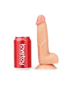 Dildo The Ultra Soft Dude 8 inch dimensiune comparativa