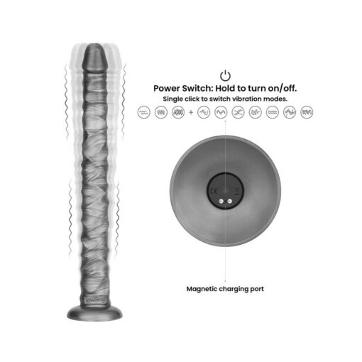 Dildo cu Vibratii King Sized 40cm - imagine 8