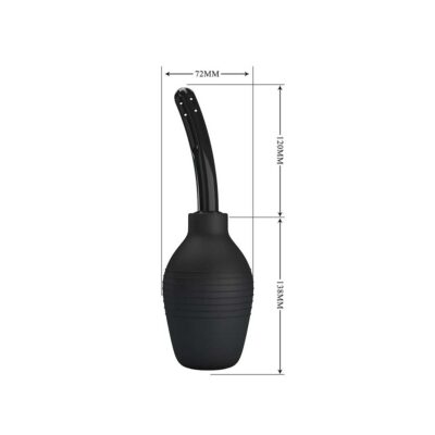 Irigator Anal Mr Play Super Power Black dimensiuni