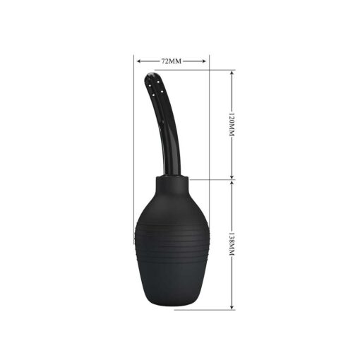 Irigator Anal Mr Play Super Power Black dimensiuni