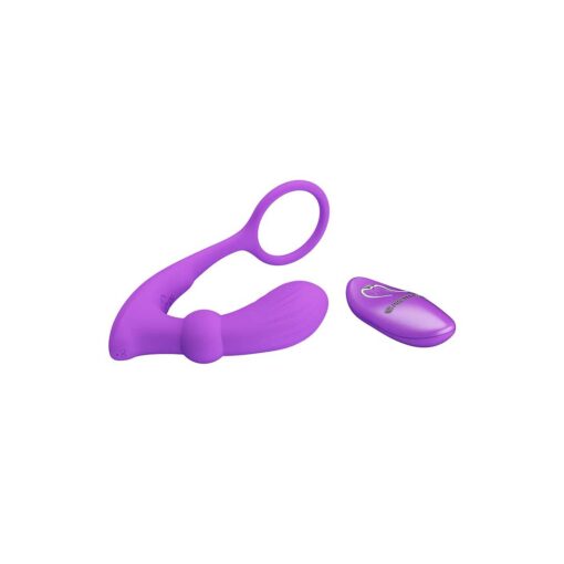 Masator Prostata cu Inel Penis Pretty Love Waren telecomanda