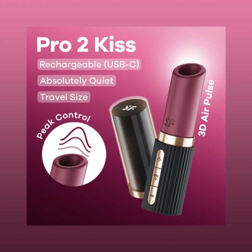 Stimulator clitoris Satisfyer Pro 2 Kiss - imagine 5