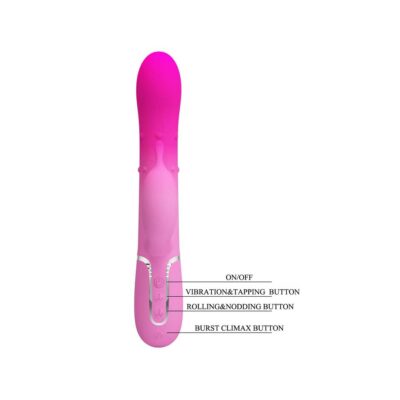 Vibrator Rabbit Pretty Love Shima Pink controale