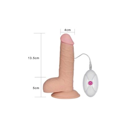 Vibrator The Ultra Soft Dude 7.5inch dimensiuni