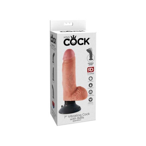 Vibrator realistic King Cock 7 inch