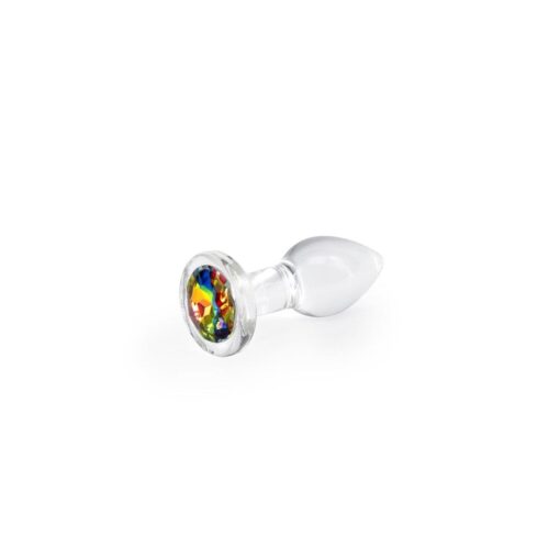 Buttplug Crystal Desires Rainbow Gem S - imagine 3