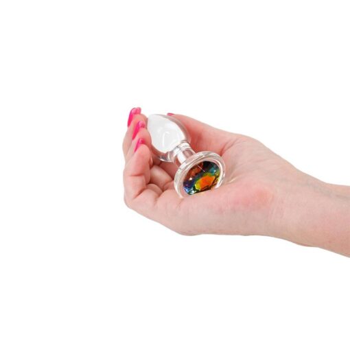 Buttplug Crystal Desires Rainbow Gem S
