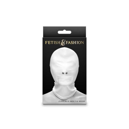 Cagula Fetish and Fashion Zippered White