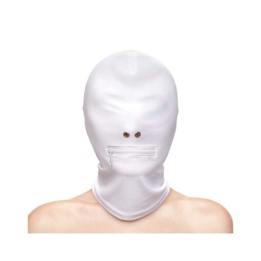 Cagula Fetish and Fashion Zippered White alt
