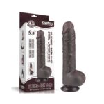 Dildo Sliding Skin 9.5inch Negru