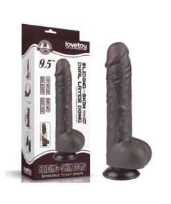 Dildo Sliding Skin 9.5inch Negru