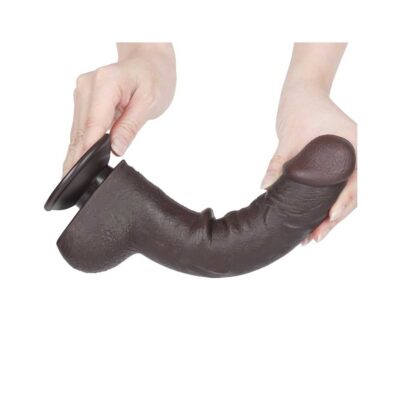 Dildo Sliding Skin 9.5inch Negru flex