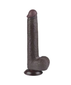 Dildo Sliding Skin 9inch Black alt
