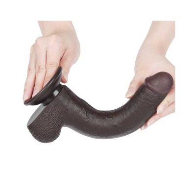 Dildo Sliding Skin 9inch Black flex