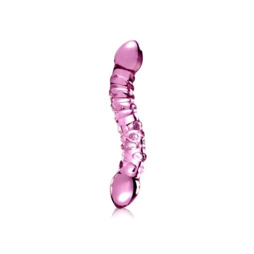 Dildo Sticla Icicles No 55 Pink - imagine 2