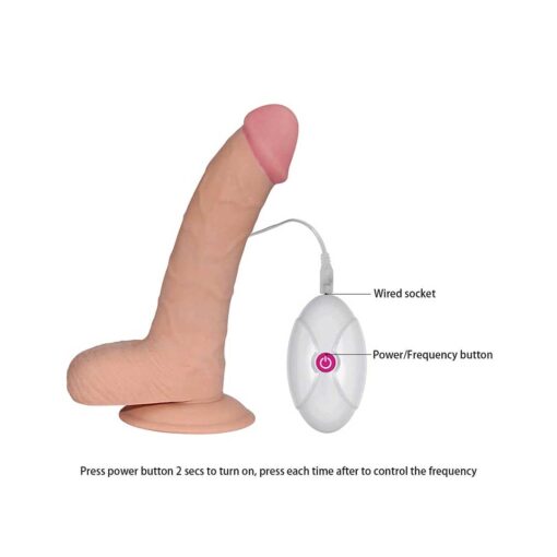 Dildo Vibrator The Ultra Soft Dude 8.8inch instructiuni de folosire