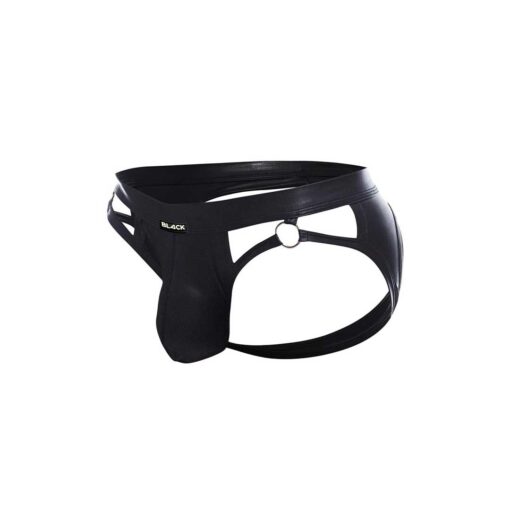 Jockstrap BL4CK by C4M Dungeon Black XL fara model lateral