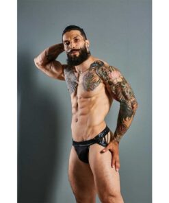 Jockstrap C4M Desire Black Leatherette XL