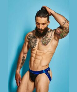 Jockstrap C4M Desire Blue Leatherette L