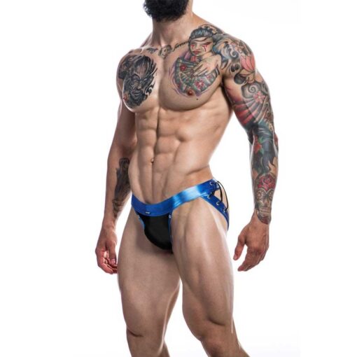 Jockstrap C4M Desire Blue Leatherette L alt