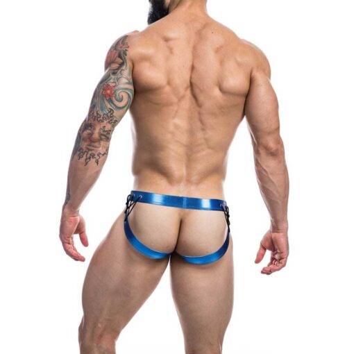 Jockstrap C4M Desire Blue Leatherette L spate