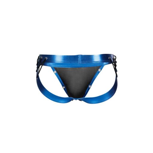 Jockstrap C4M Desire Blue Leatherette L spate fara model