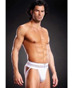 Jockstrap Microfibra Alb S-M