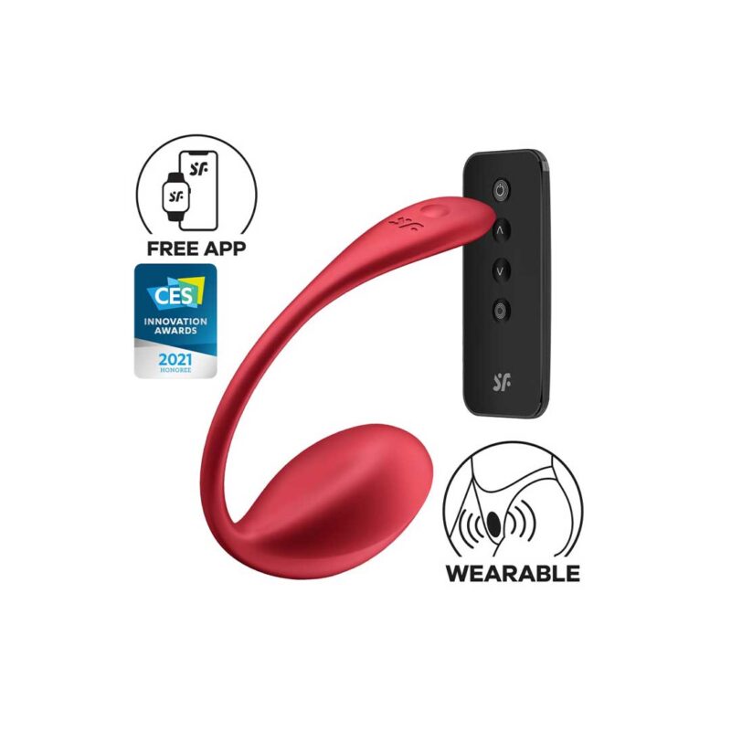 Ou Vibrator Satisfyer Shiny Petal Red alt