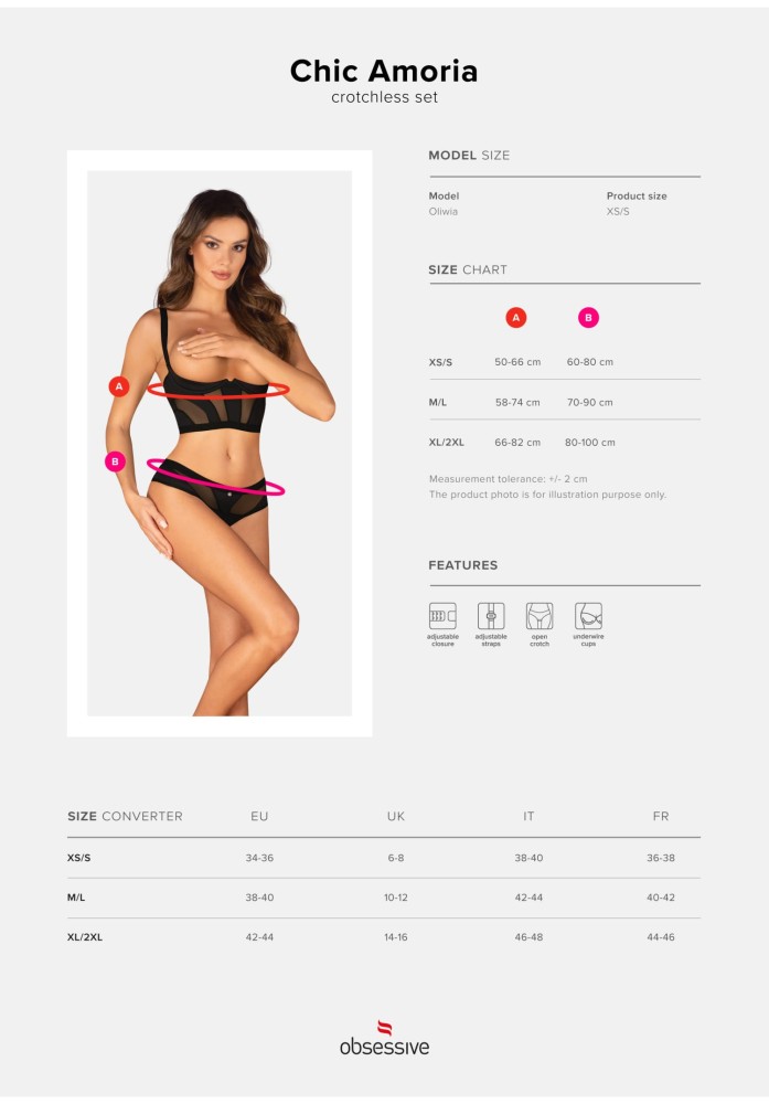Set Lenjerie Obssesive Chic Armoria XS-S