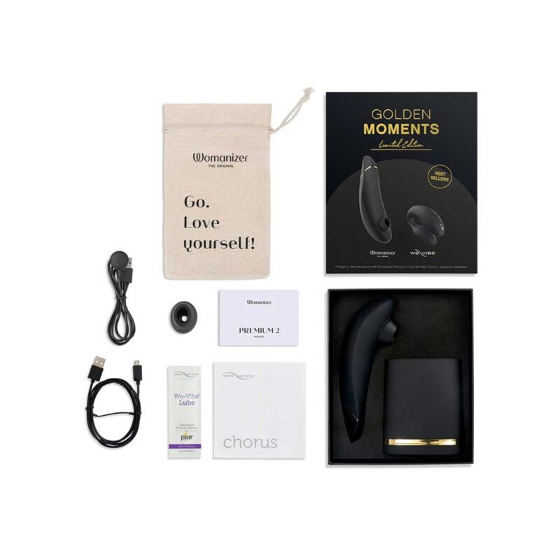 Set Womanizer Golden Moments continut cutie