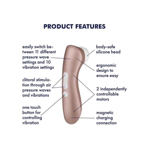 Stimulator Clitoris Satisfyer Pro 2 plus functii