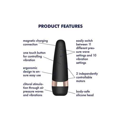 Stimulator Clitoris Satisfyer Pro 3 plus caracteristici