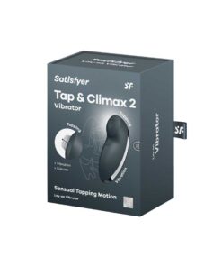 Stimulator Clitoris Satisfyer Tap and Climax 2 Gri