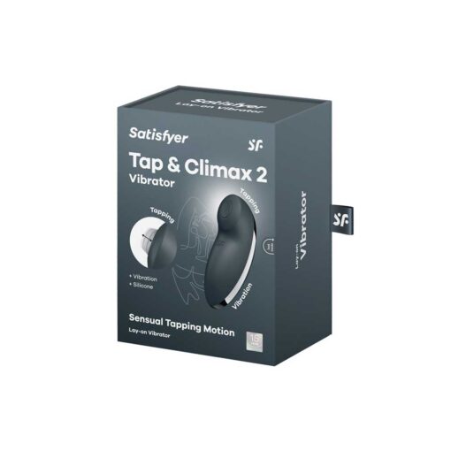 Stimulator Clitoris Satisfyer Tap and Climax 2 Gri