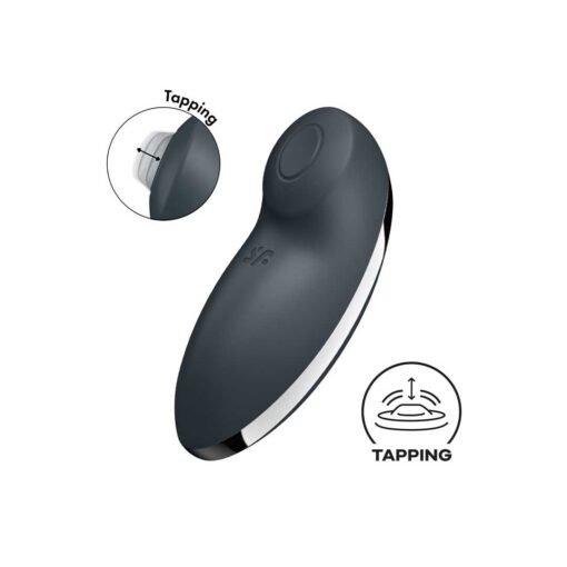 Stimulator Clitoris Satisfyer Tap and Climax 2 Gri alt