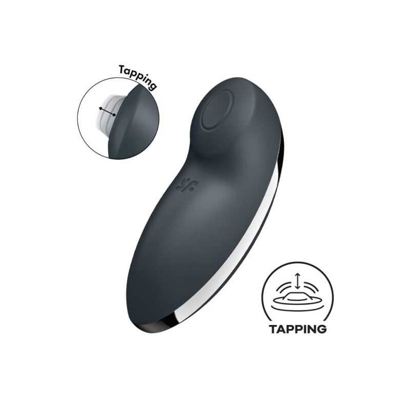 Stimulator Clitoris Satisfyer Tap and Climax 2 Gri alt